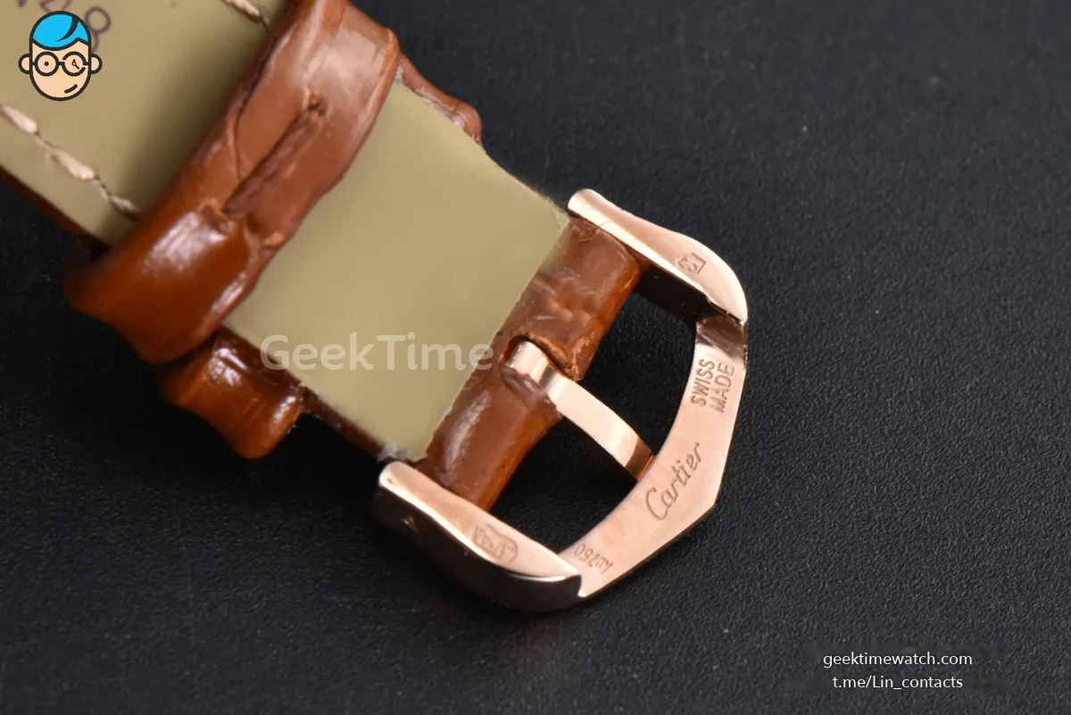 Tank Américaine Small 35.8mmx19mm RG 8848F Brown Leather Strap Quartz
