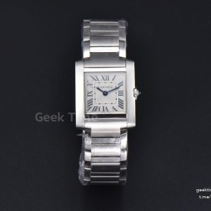 Tank Francaise Small 25.7mmx 21.2mm K11F SS Bracelet Quartz