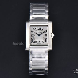Tank Francaise Small 25.7mmx21.2mm 8848F SS Bracelet Quartz