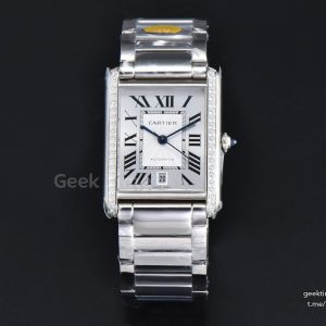 Tank Solo XL Automatic 31mm x 41mm SS Diamond AF SS Bracelet 9015