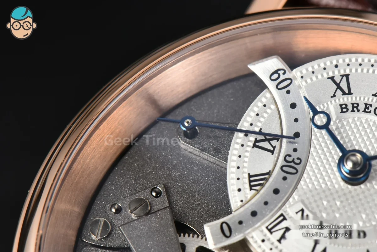 Tradition 7097BB RG ZF 40MM Gray Dial White Subdial Brown Leather Strap A505
