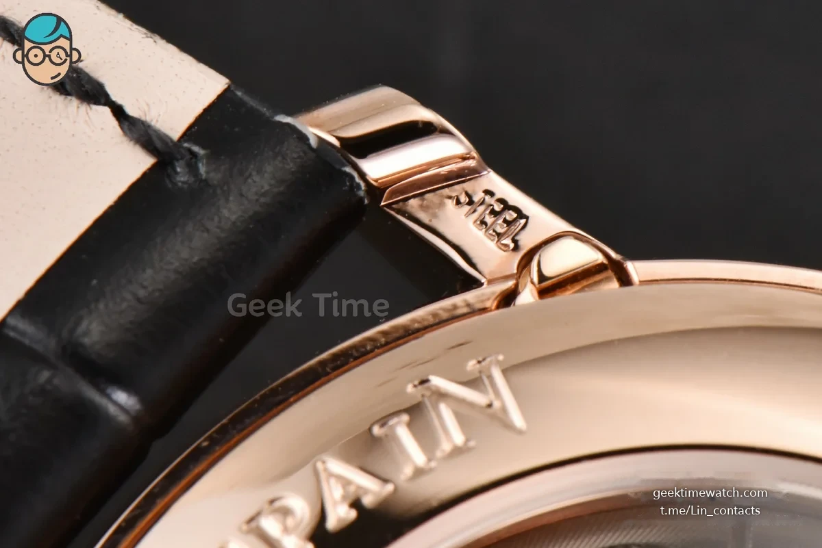 Villeret 6654 40mm Complicated Function OMF RG White Dial Black Leather Strap A6654 V3