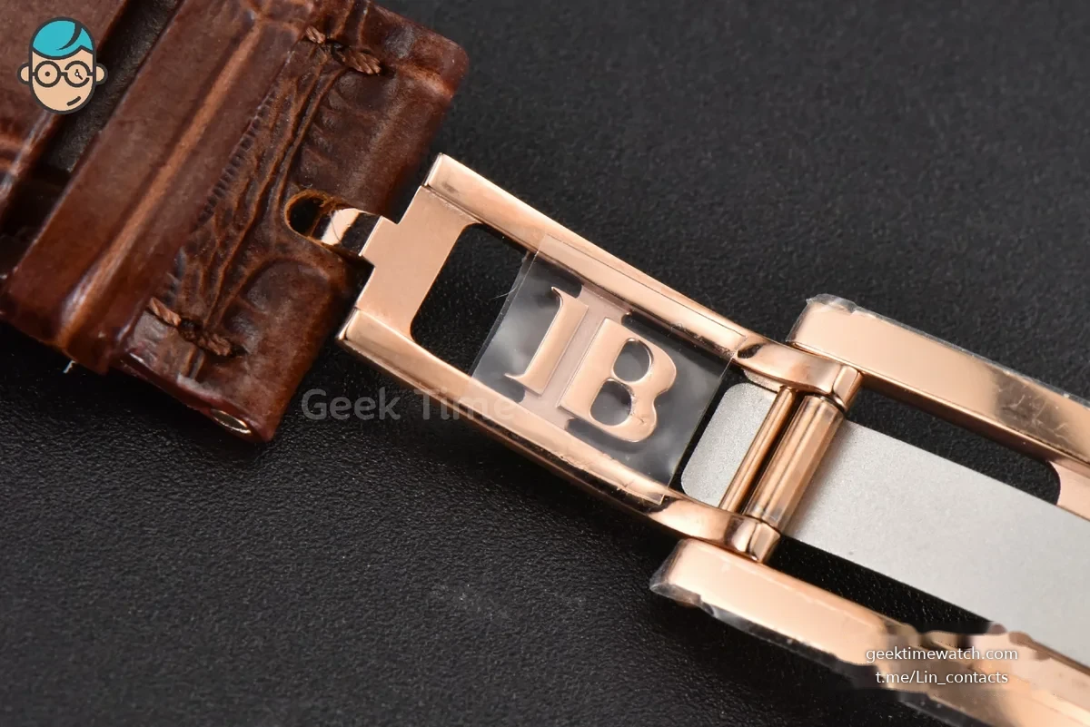Villeret 6654 40mm Complicated Function OMF RG White Dial Brown Leather Strap A6654 V3