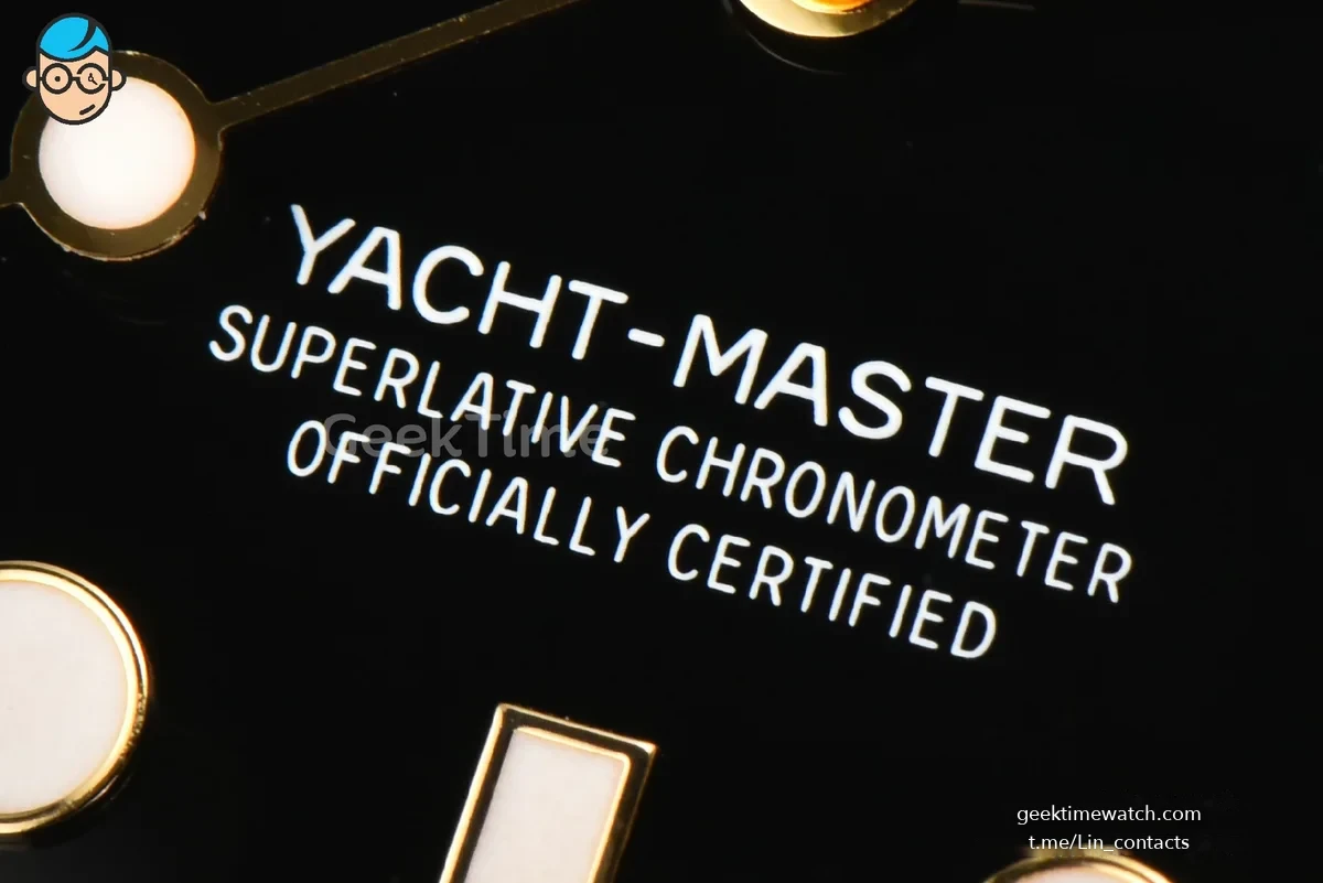 YachtMaster 226658 42mm YG VSF Black Bezel Black Dial Oysterflex Strap VS3235 V2(Tungsten)